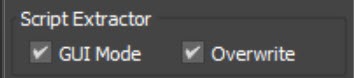 Script Extractor group.